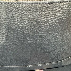 Vera Pelle Gray Leather Women's Bag